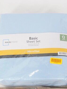 Mainstays Microfiber Queen Basic Sheet Set Bedding